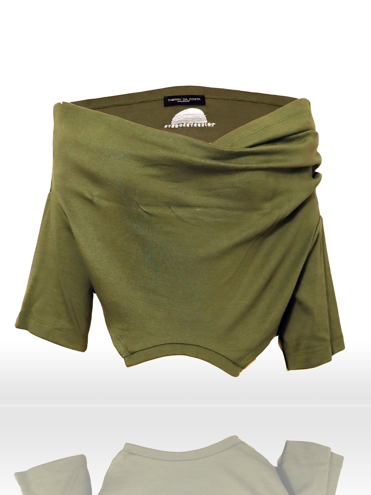2b khaki front flat top