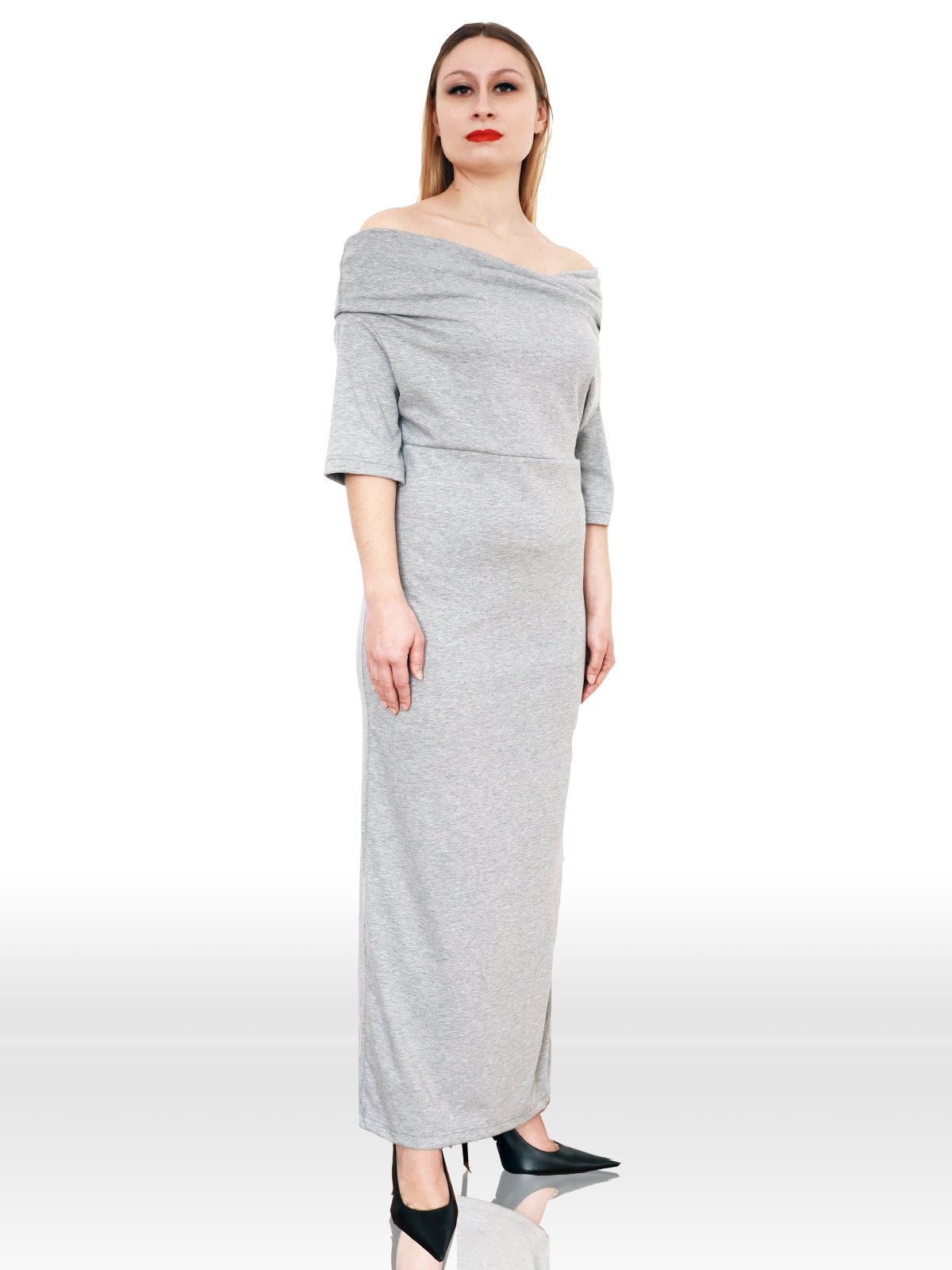 Thierry DA COSTA Robe Gris, vue de face — Year 2024